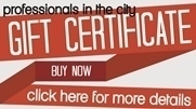 Professionals in the City Gift Certificates